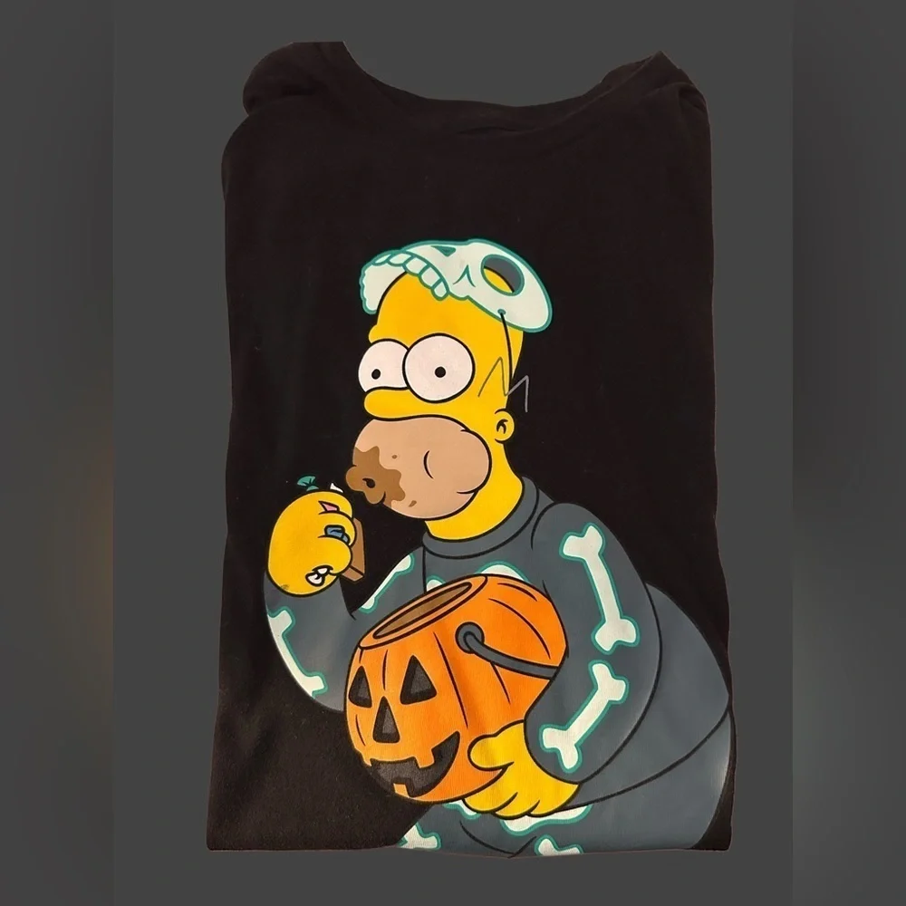 Old Navy Unisex Homer Candy Feast Treehouse Of Horror Halloween Shirt Size S - Picture 5 of 5
